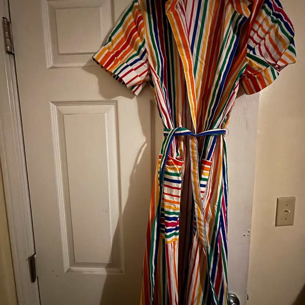 Christopher John Rogers Multicolor Striped Garment